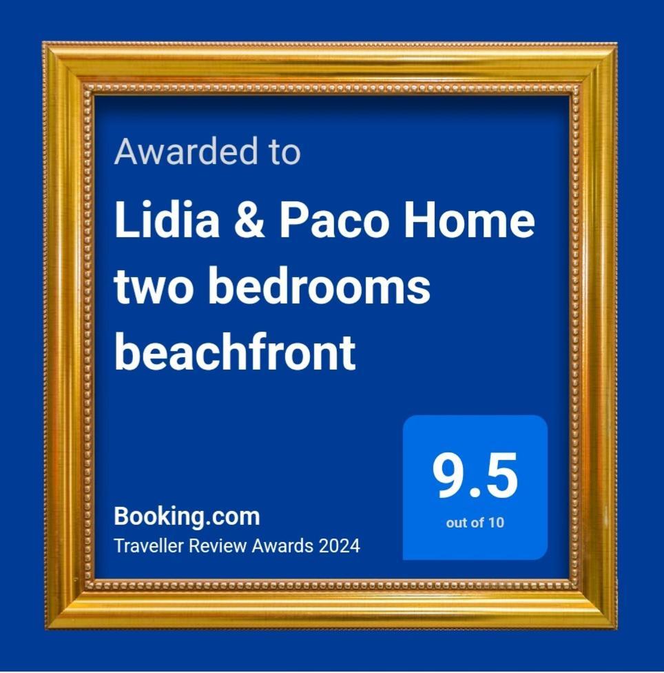 Lidia & Paco Home Two Bedrooms Beachfront Playa Del Aguila  Bagian luar foto